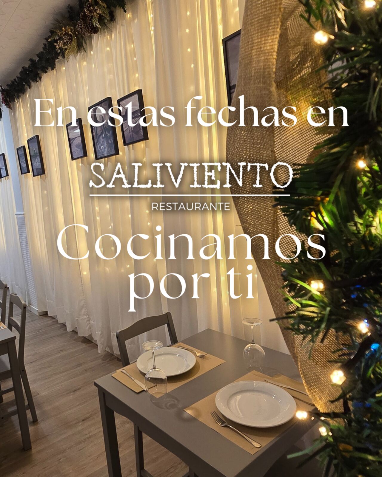 EN ESTAS FECHAS...¡COCINAMOS POR TI!