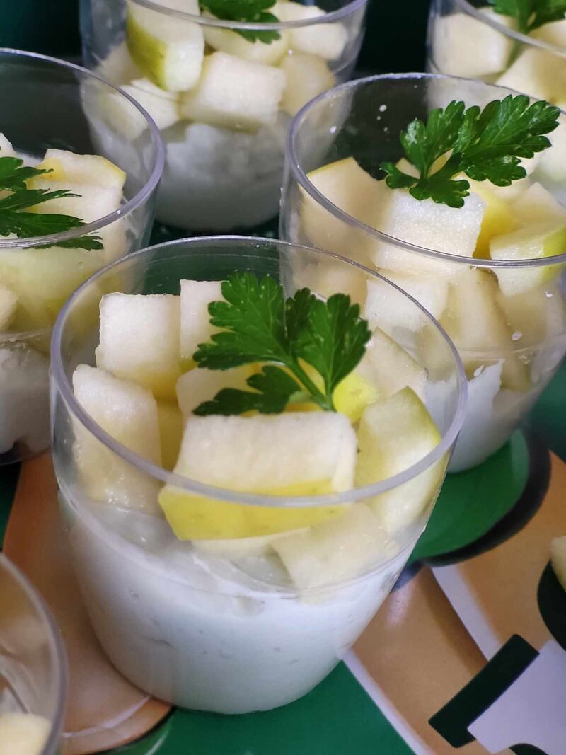 Verrine Pomme Roquefort