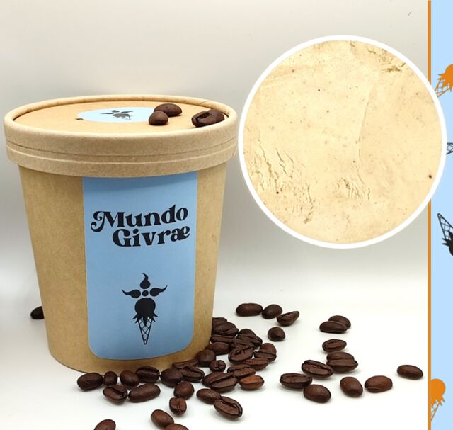 Glace au café infusé