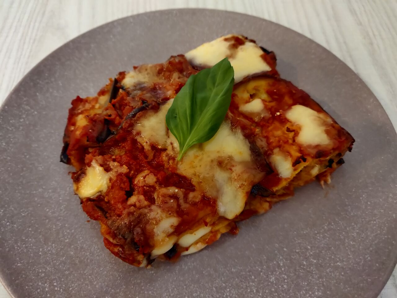 Parmigiana de berenjenas
