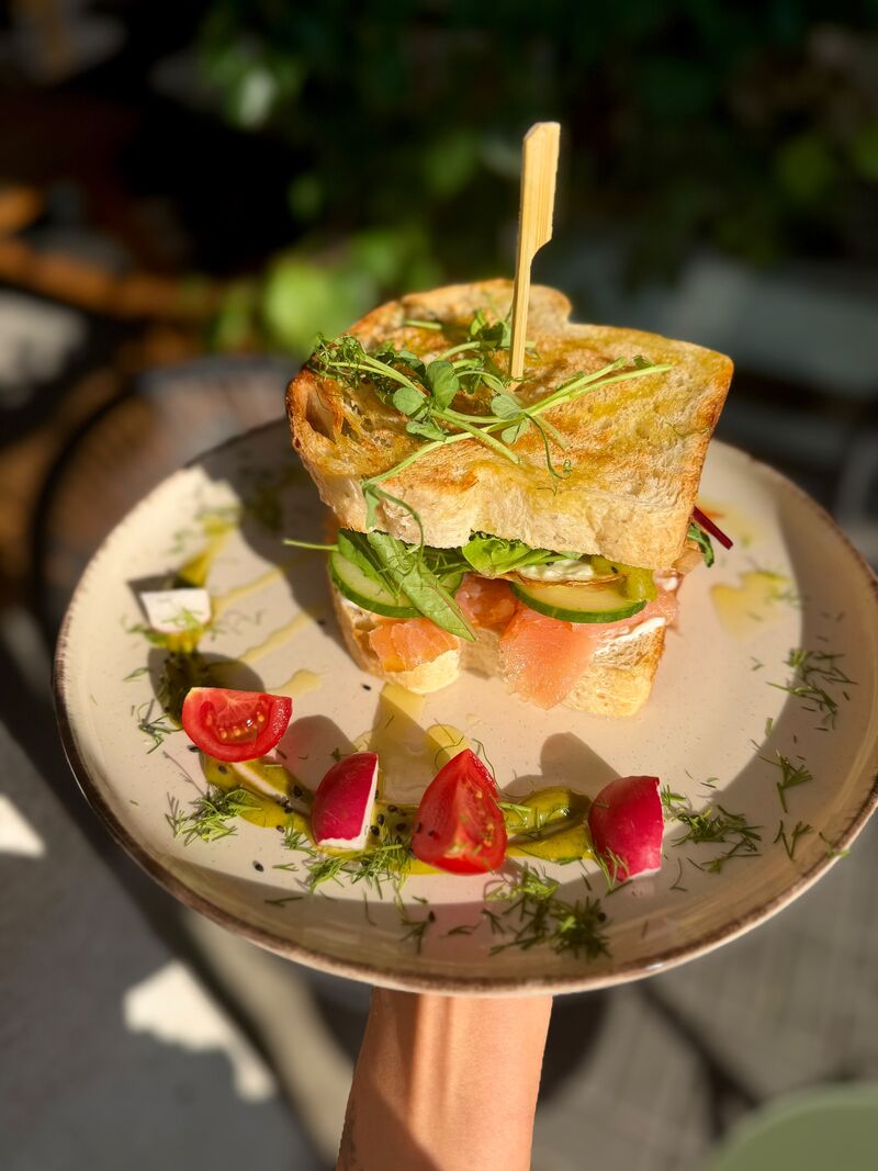 Sandwich s lososem