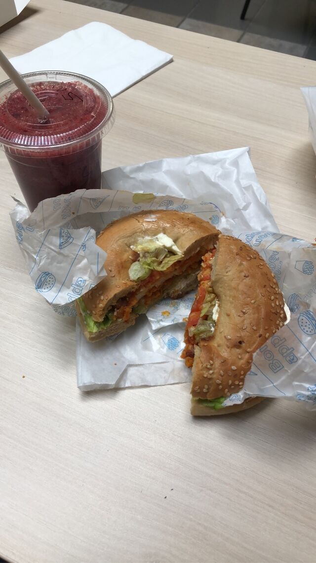Smoothie et Bagel du mois de Janvier