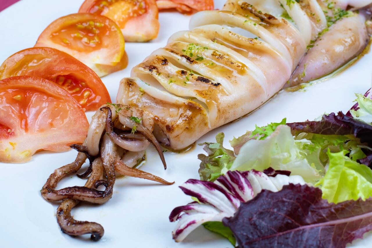 CALAMAR DE POTERA A LA PLANCHA