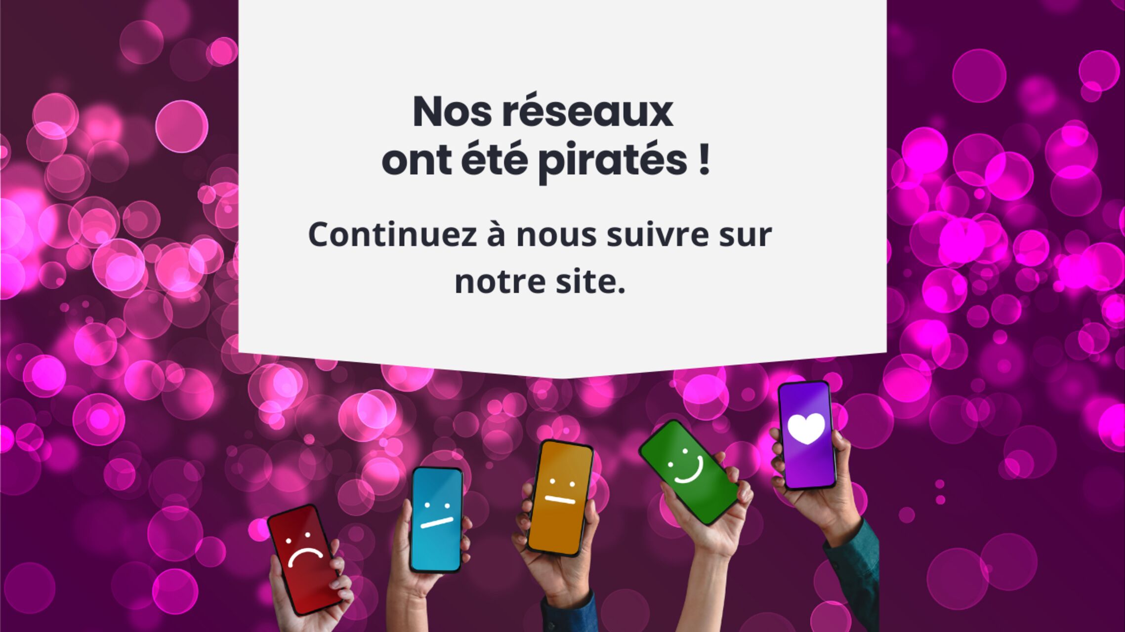 Soucis de Réseaux Facebook et Instagram