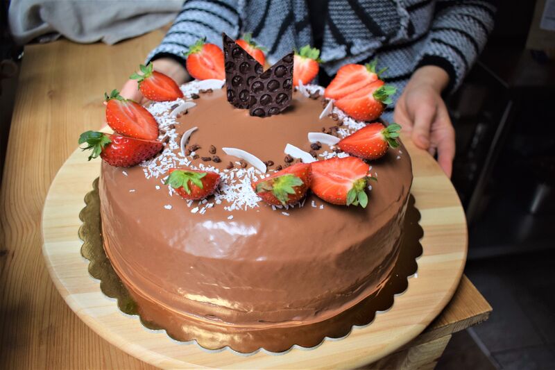 Čokoládový dort na zakázku