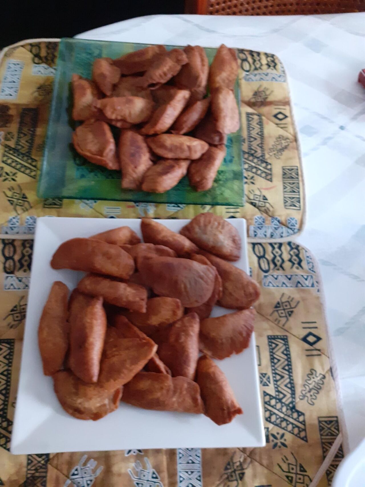 Fataya viande et thon.