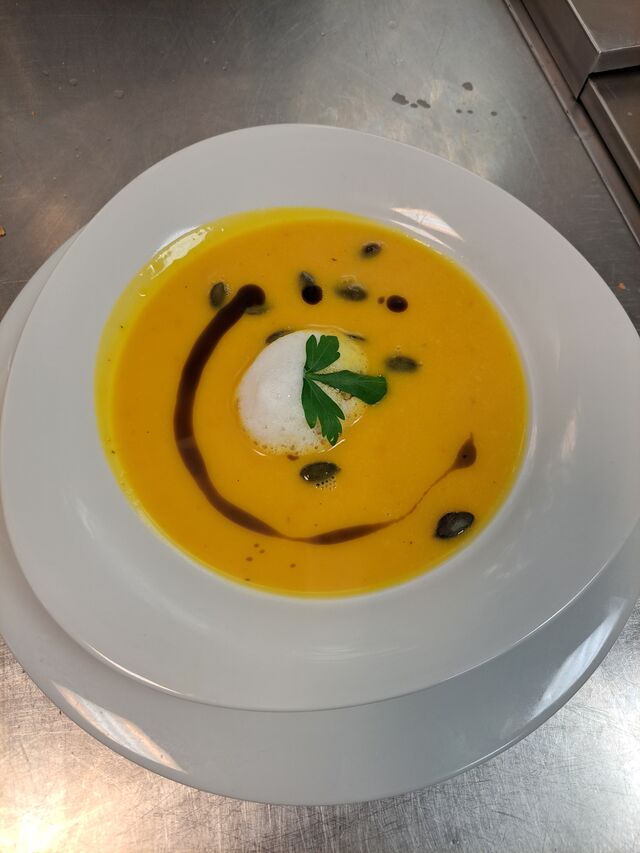 Kürbiscremesuppe