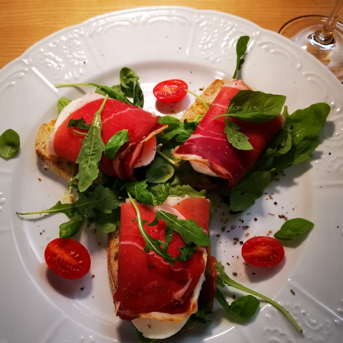 Bufala e Prosciutto di Parma 