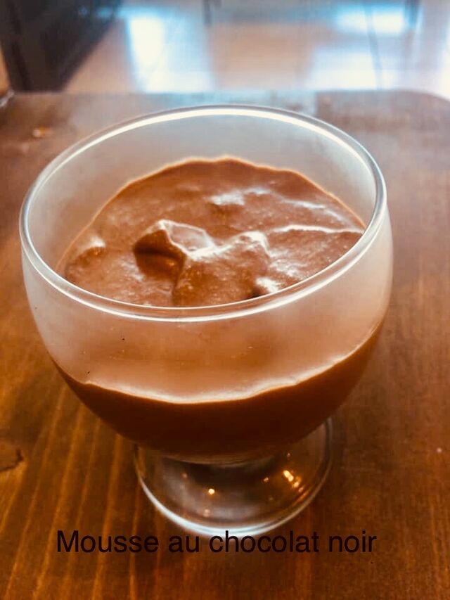Mousse au chocolat noir
Fait Maison