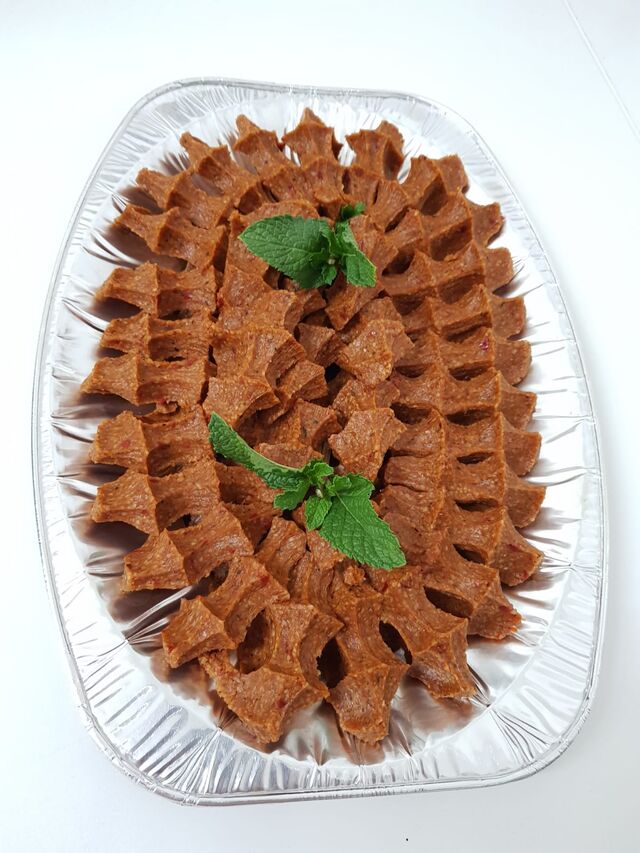 Etsiz Taze Cigköfte
Veganer Bulgur Snack