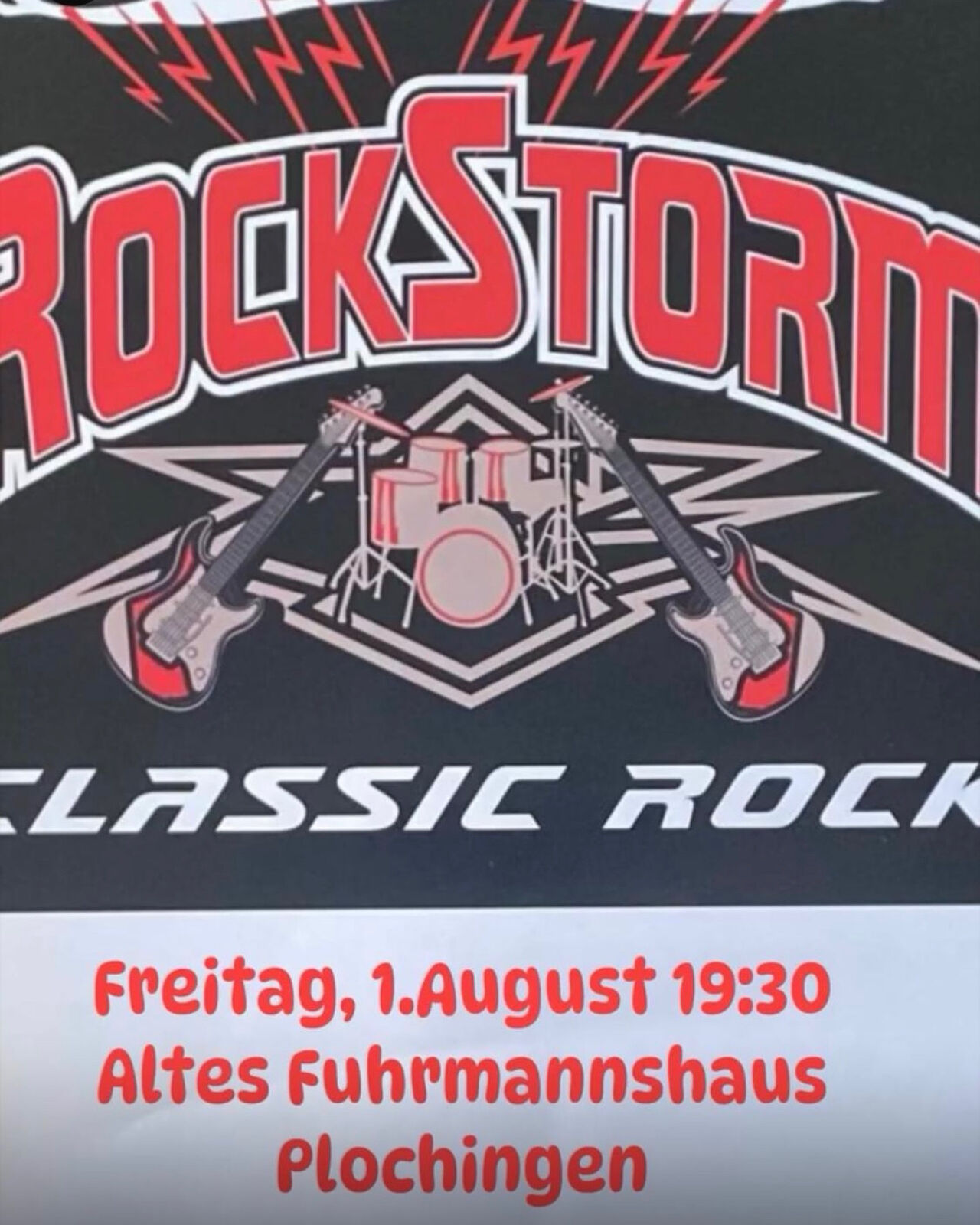 "Rockstorm" kommen am 01.08.2025,Freitag