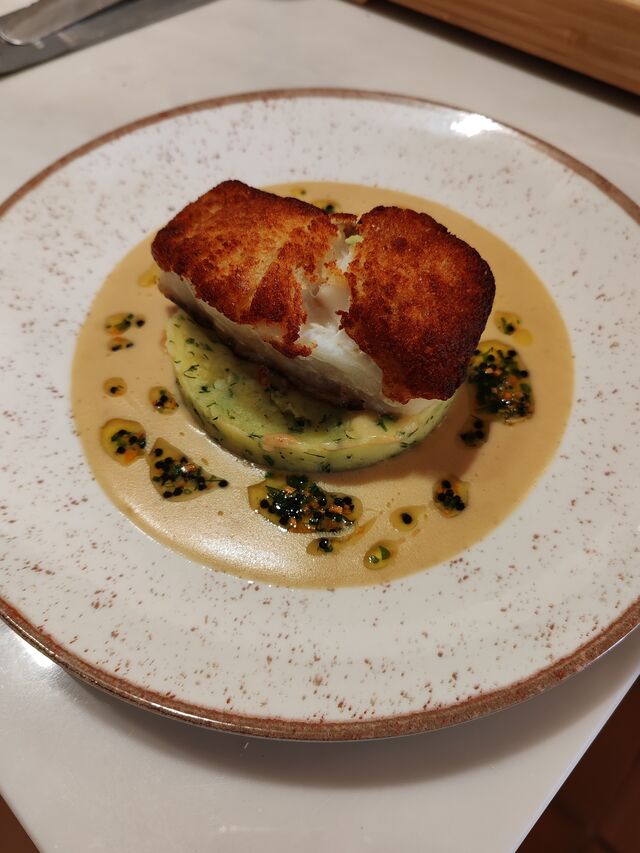 Cabillaud en croûte de viennoise 