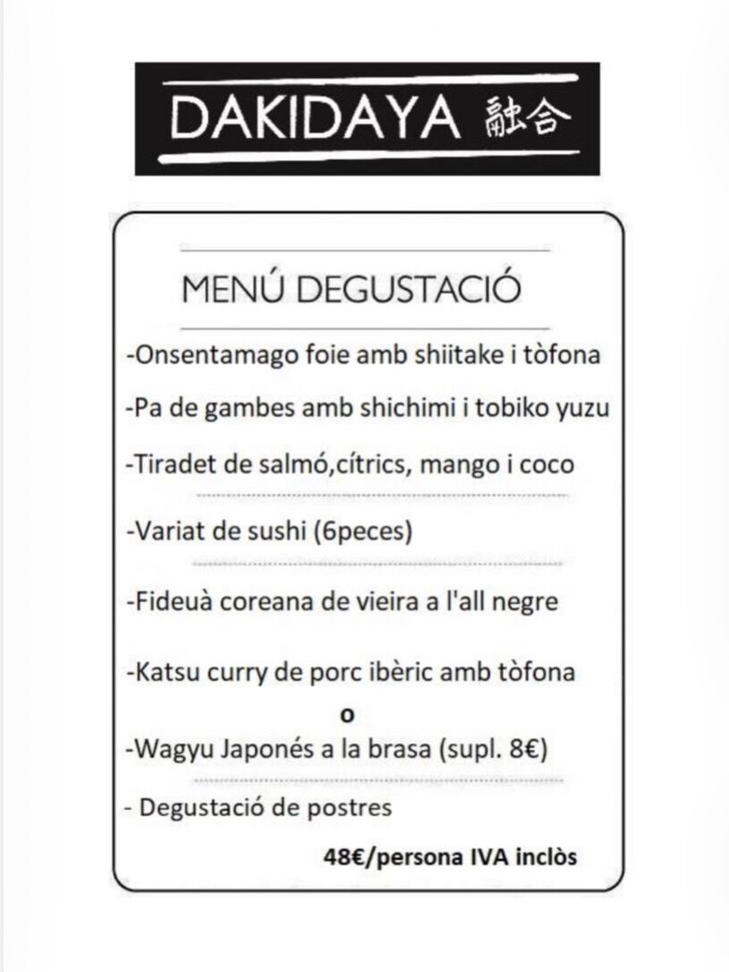 El menú 