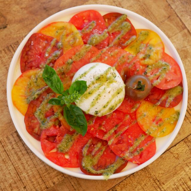 Tomates paysanne bio et buratta
