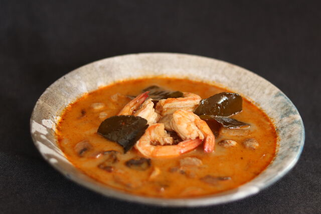 Tom yam crevettes