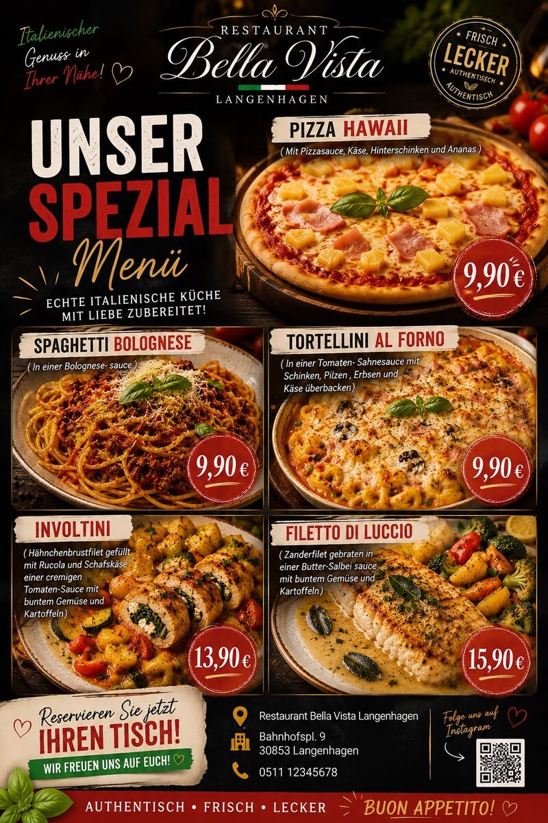 Mittags Angebot