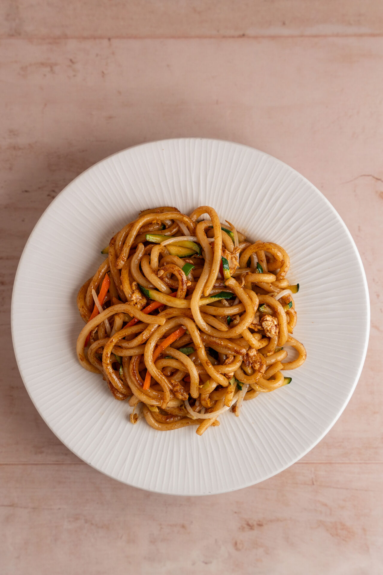 Udon con Carne e Verdure