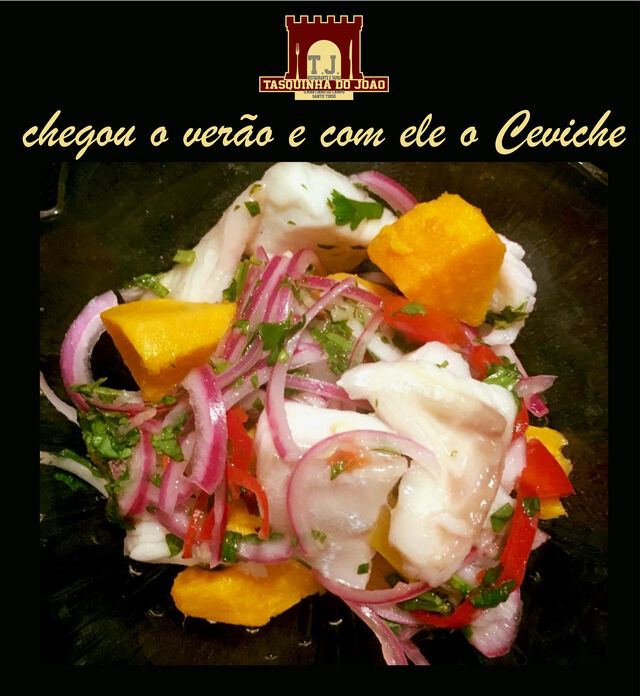 Ceviche de robalo