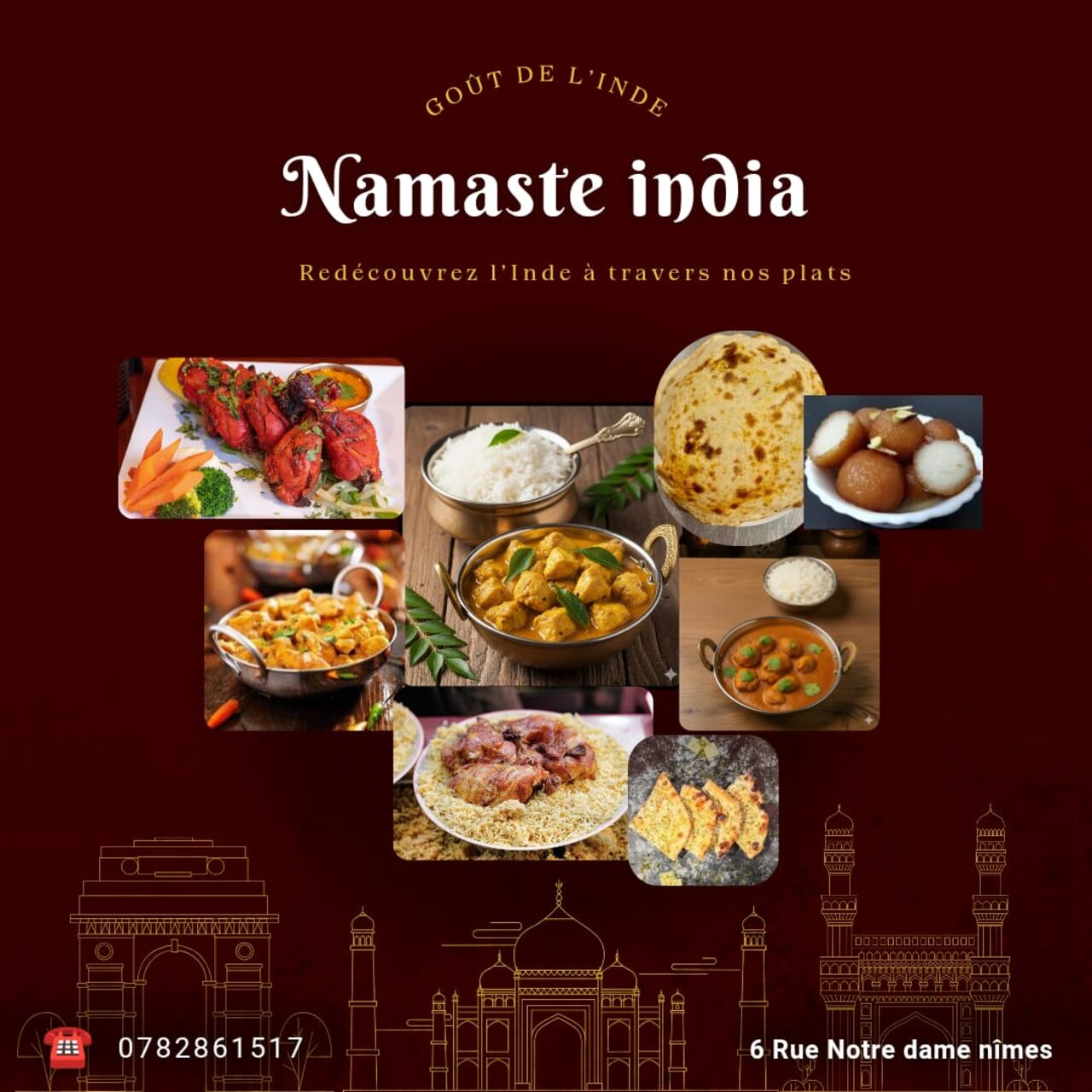 🙏 Namaste India - Saveurs indienne authentique