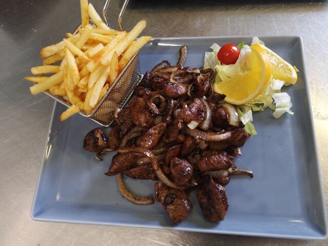 Venezianische Kalbsleber mit Zwiebeln 