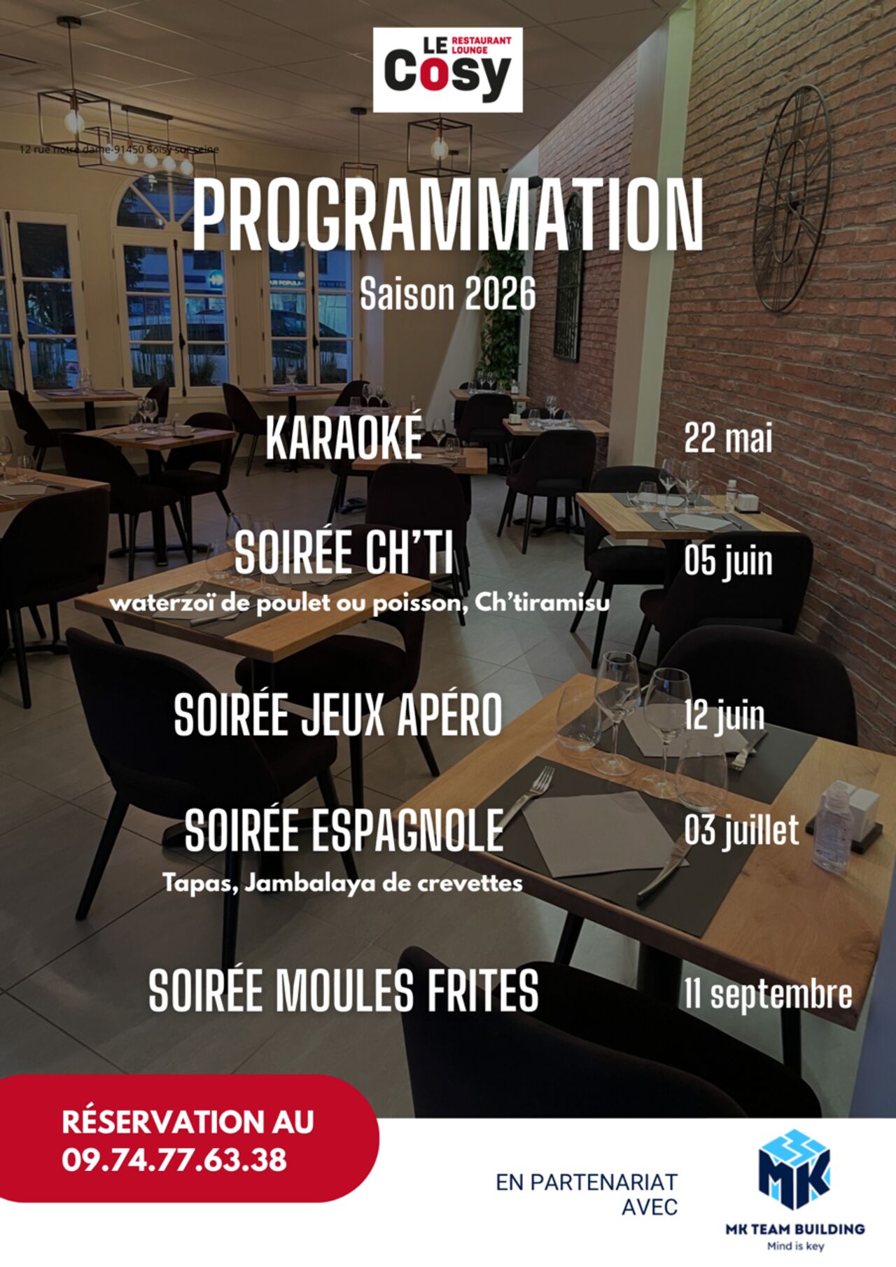 Les soirées du COSY