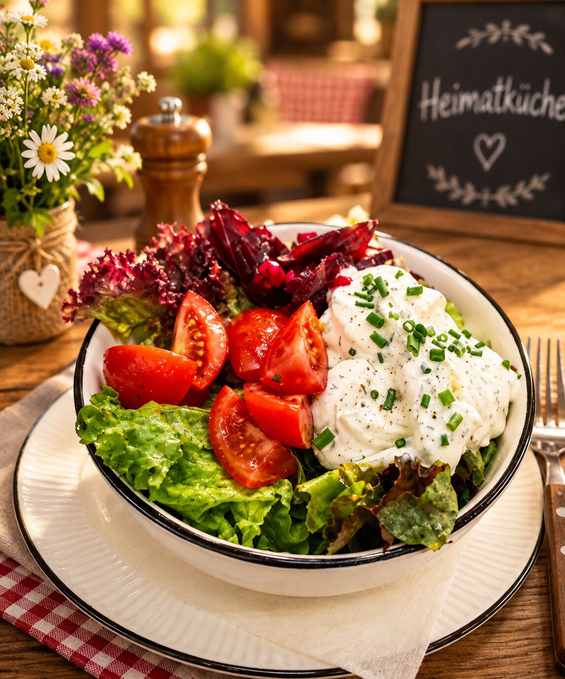Kleiner gemischter Salat 