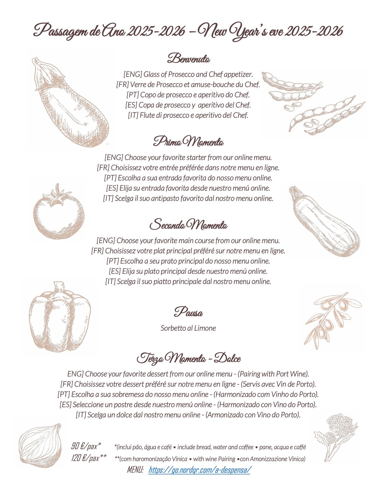 Passagem de Ano 2025-2026 New Year's Eve 2025-2026