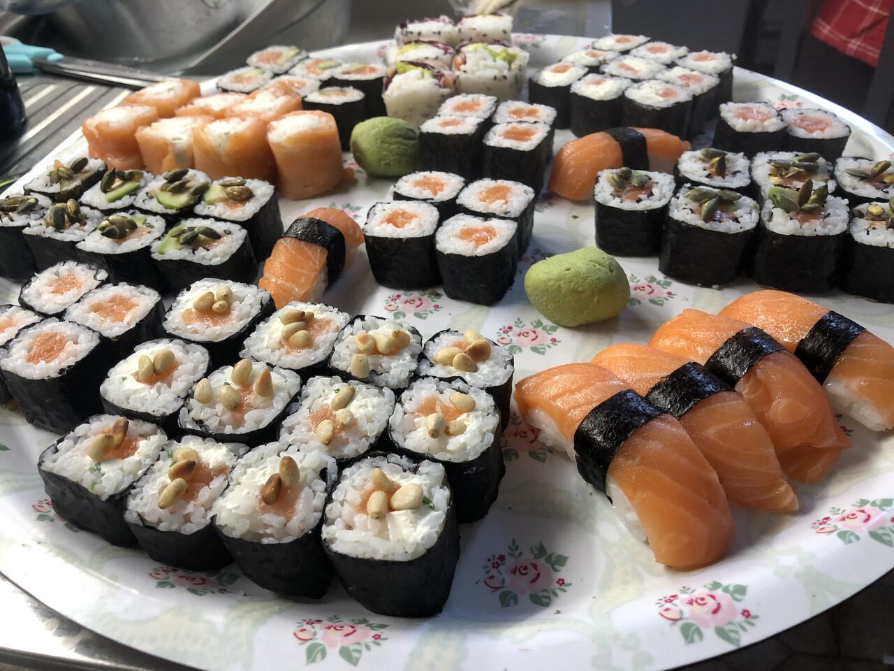 plateau sushi mix de 100 pièces