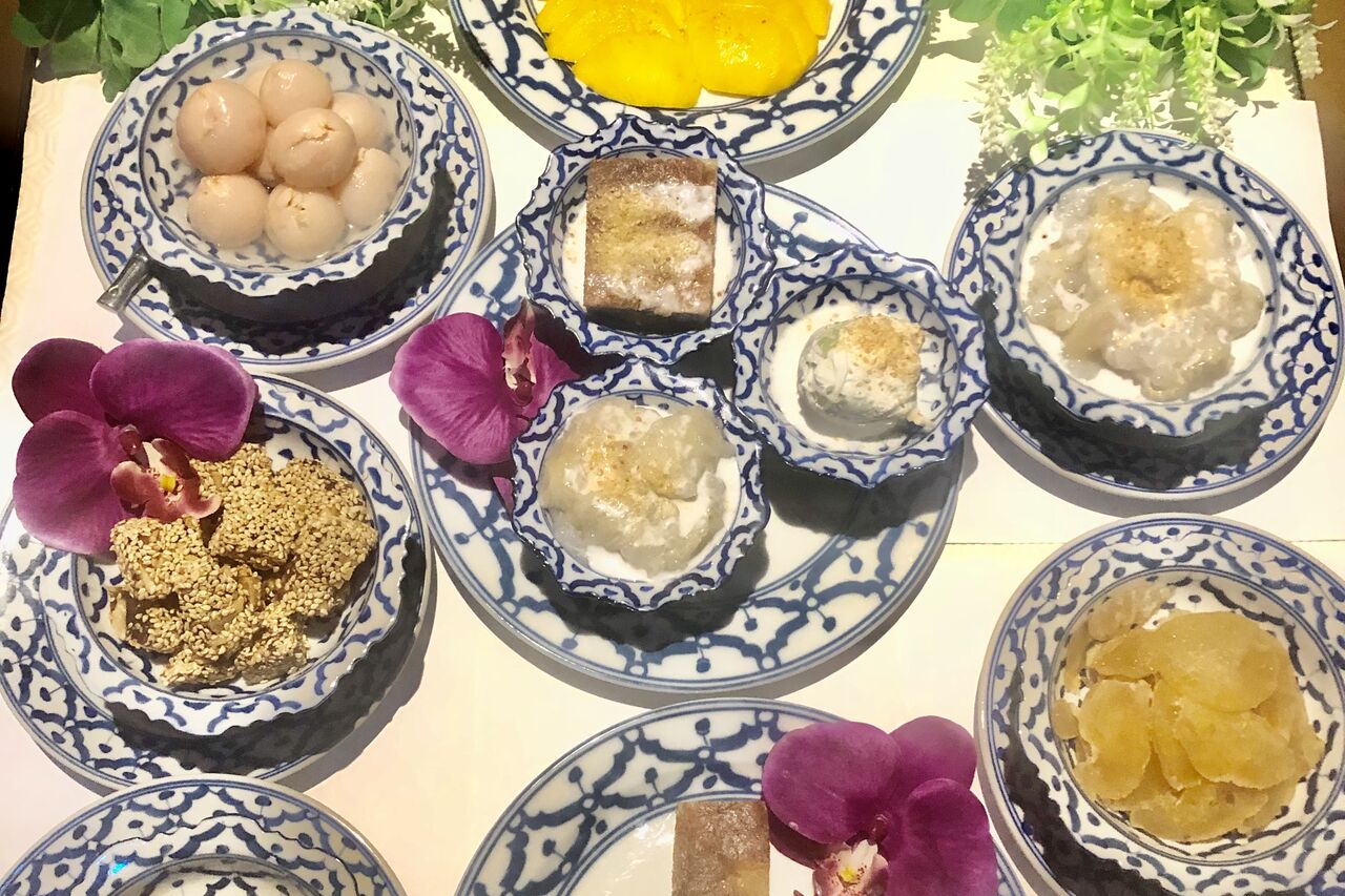 Divers desserts sucrées traditionnels