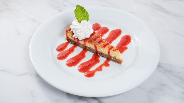 Sült Sajttorta Eper Öntettel