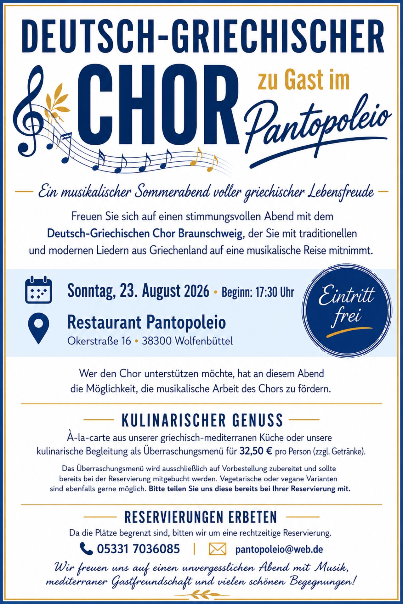 Ein musikalischer Sommerabend voller griechischer Lebensfreude