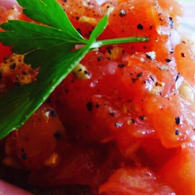 Concassé de tomates à la coriandre avec piment ? bio de Christian Colautti un régale ?