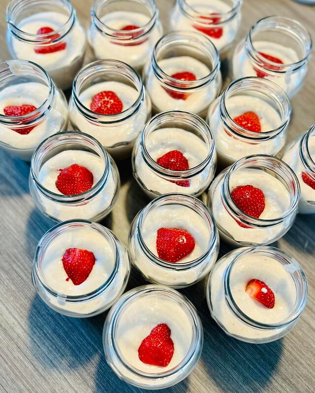 Mousse de fraises au mascarpone......un petit air d'Italie