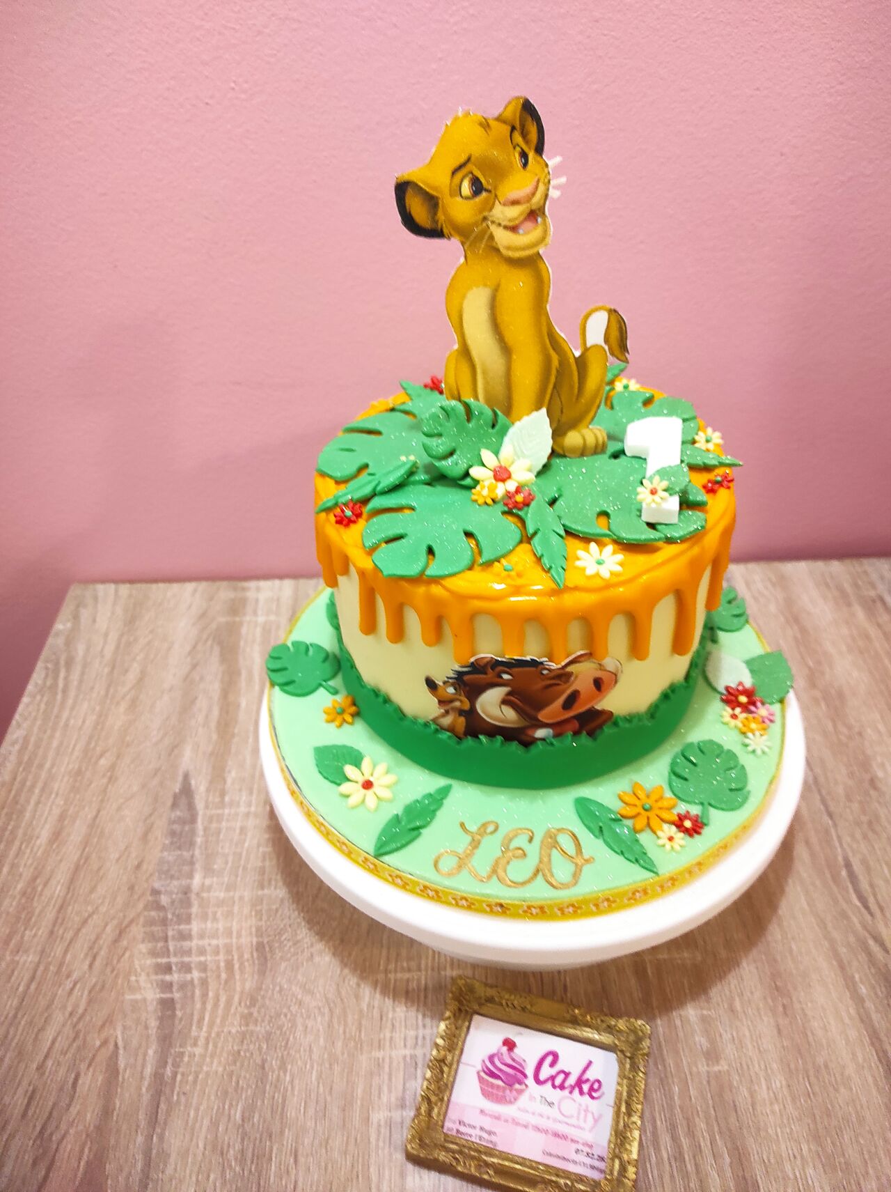 Gâteau Le Roi lion