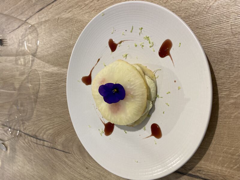 Mille feuille de céleri en 3 saveurs