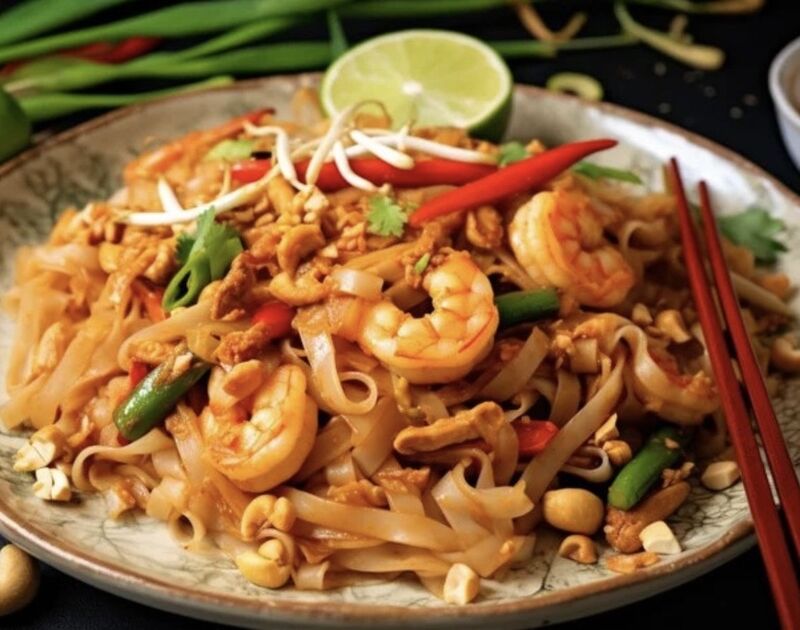 pad thai crevettes