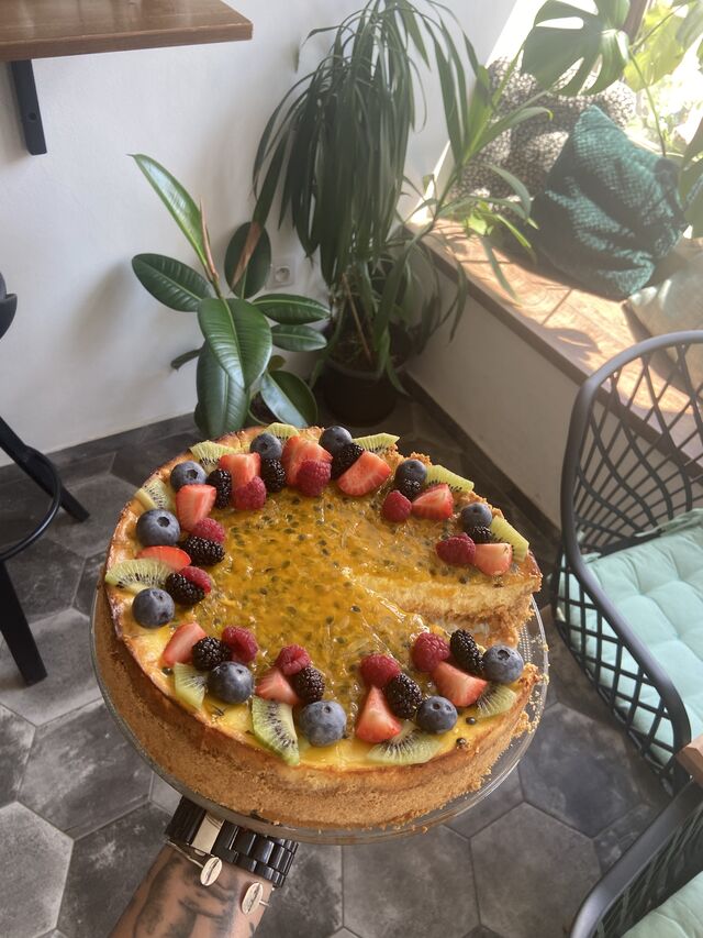 Chessecake s marakujou