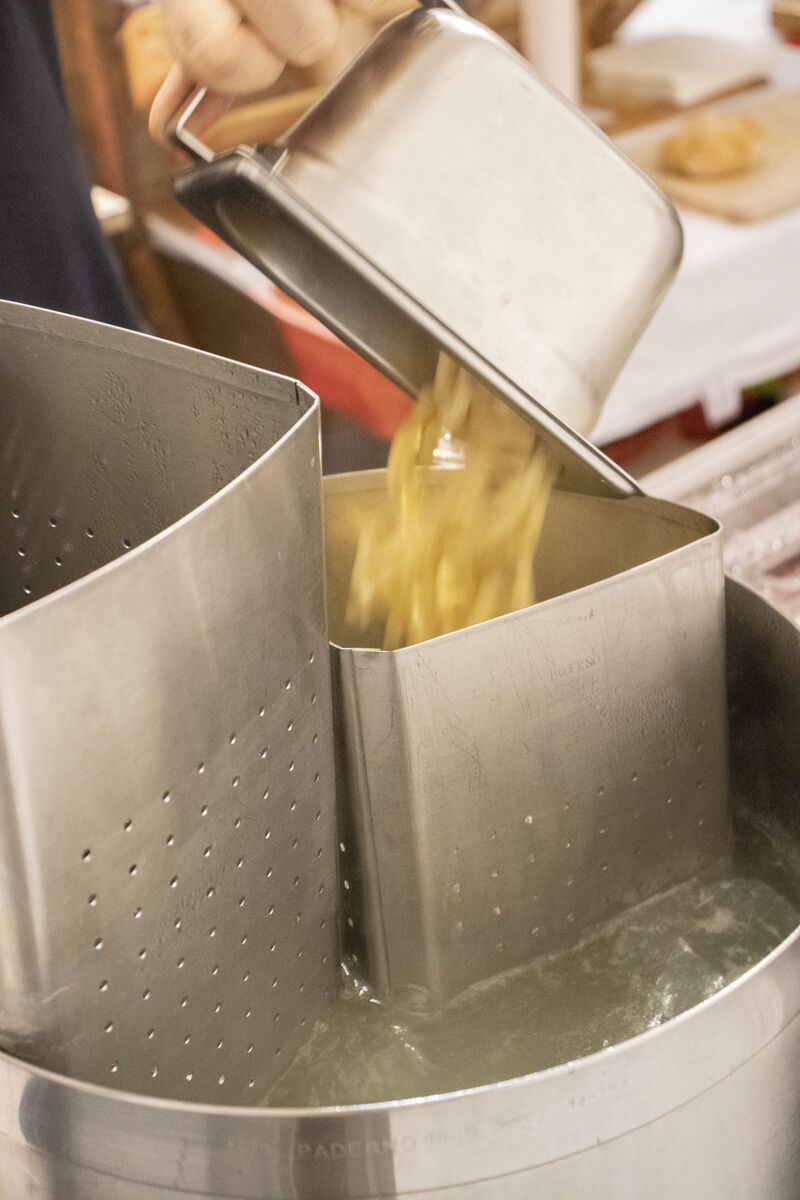 Pasta frisch gekocht