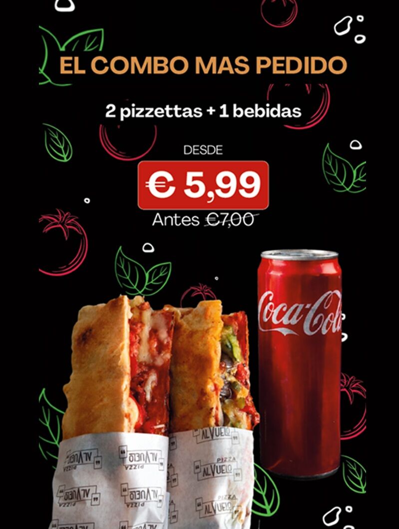 E combo Mas pedido a partir de € 5.99