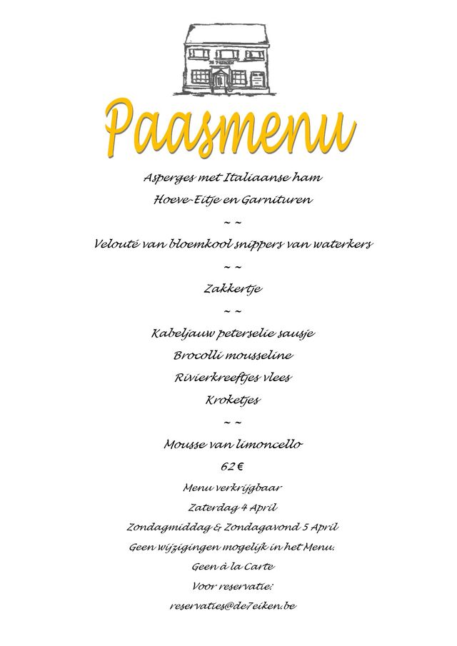 paasmenu