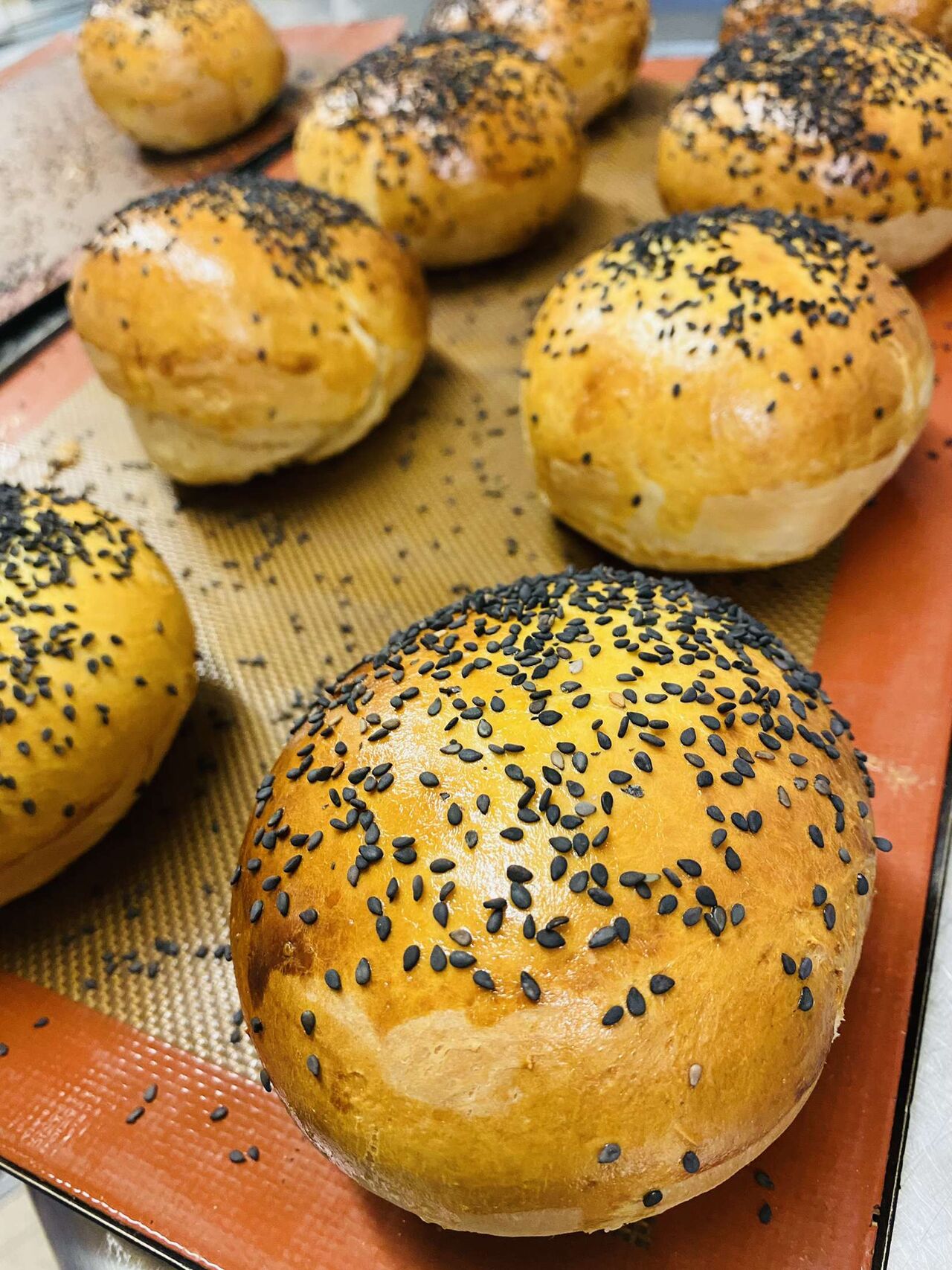 Le pain burger maison 