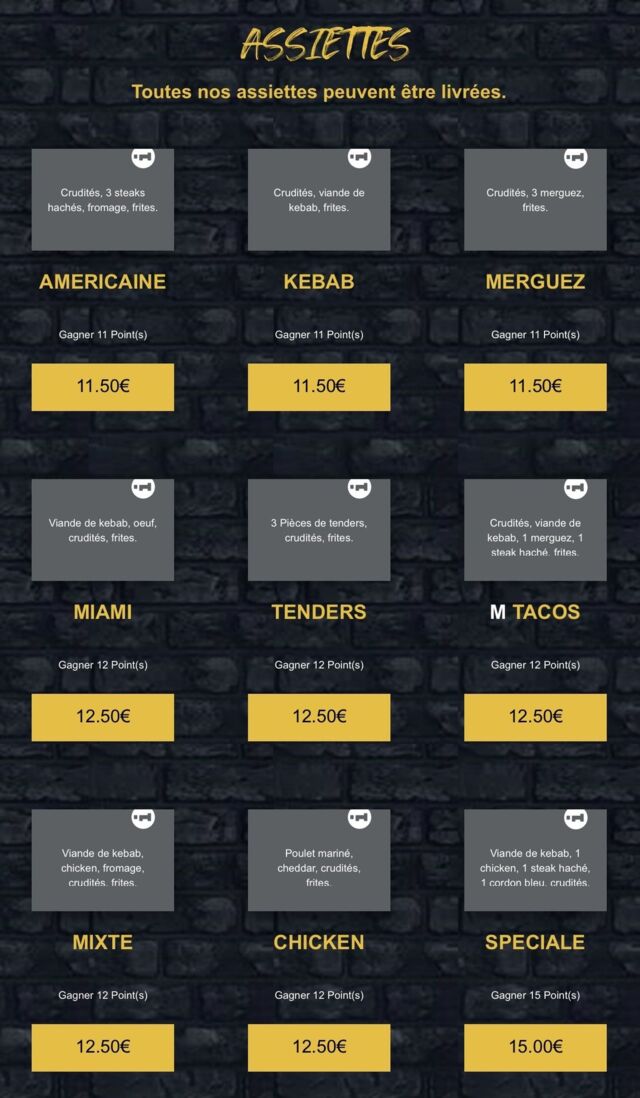 ASSIETTES INGREDIENTS