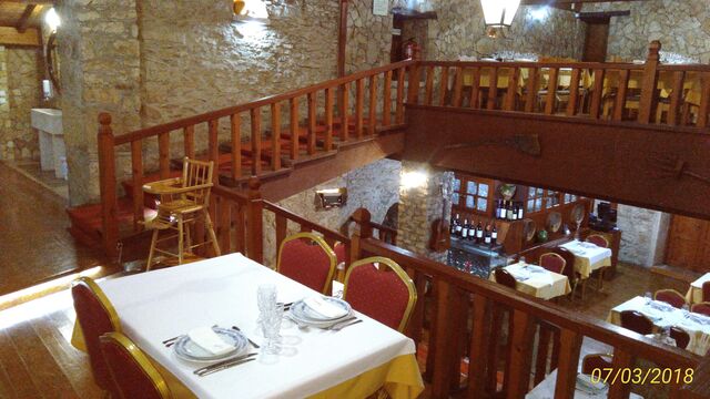 Vista da sala de cima e da sala de baixo