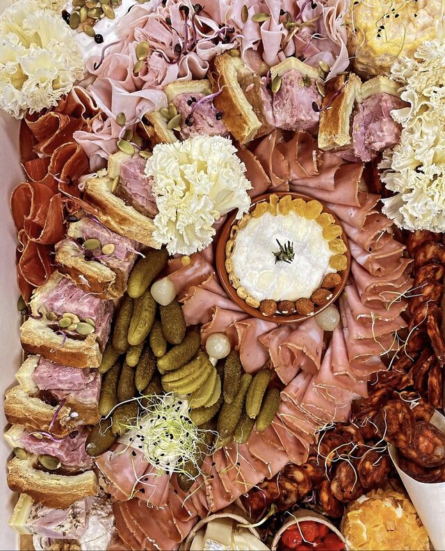 Plateau fromage charcuterie 