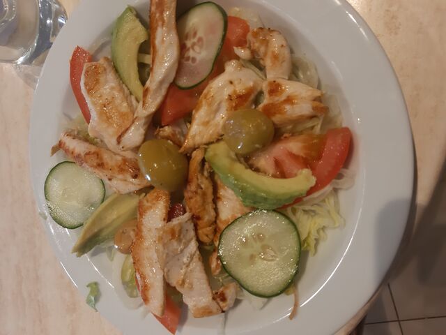 Ensalada de pollo