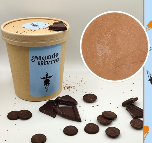 Glace au chocolat 65%