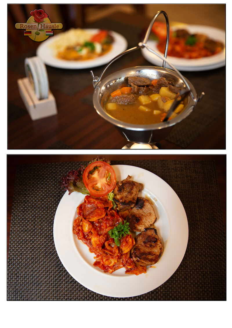 Original Gulasch Suppe
Schweine filet ,, Ungarische Art