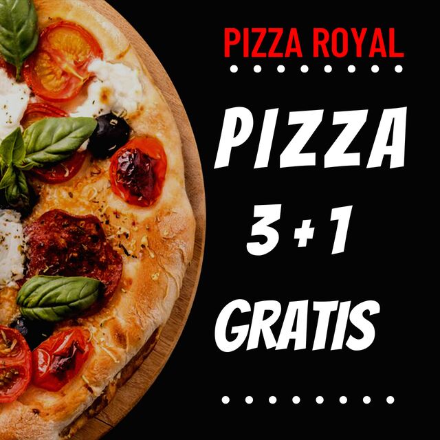 Oferta Pizza 3+1 GRATIS !!!
Adica 4 pizza la pret de 3!!!
