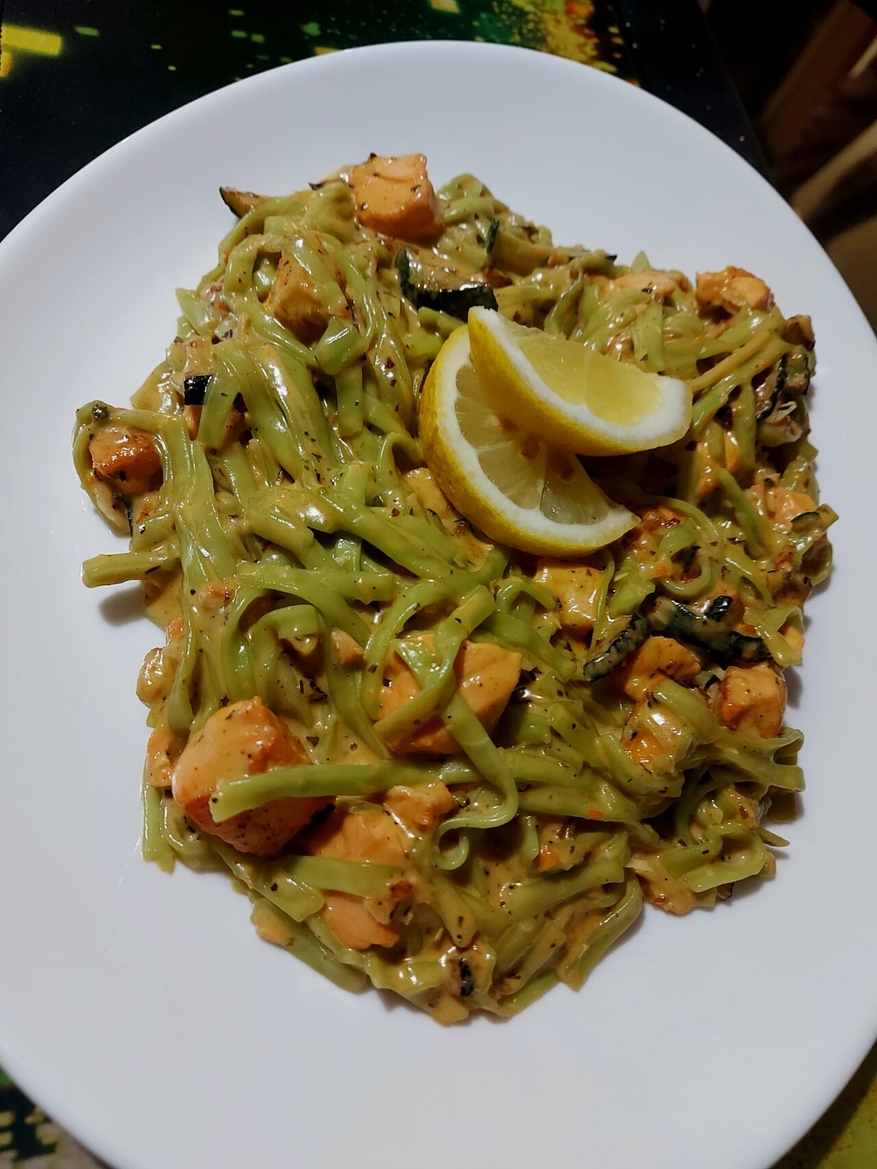 Lazacos zöld spagetti