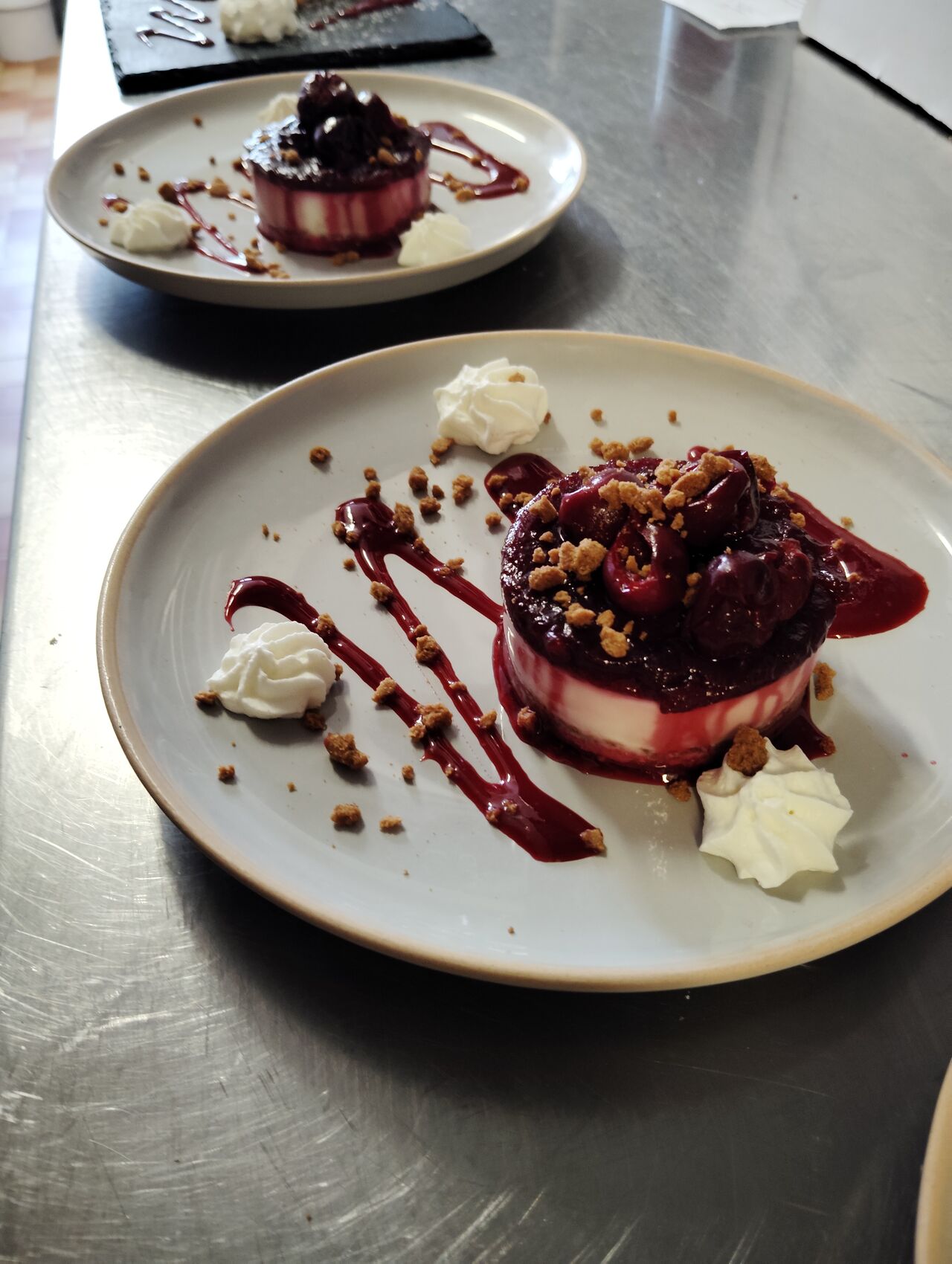 Délice aux cerises et spéculos 